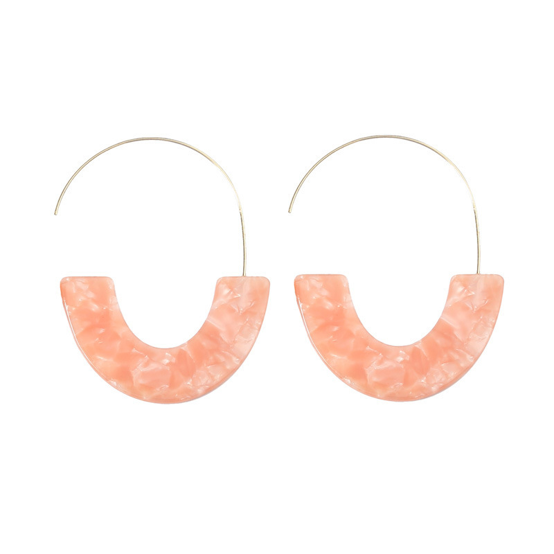 Moon Hoop Earrings Gold Brass  – Half Moon Crescent recenzja i cena