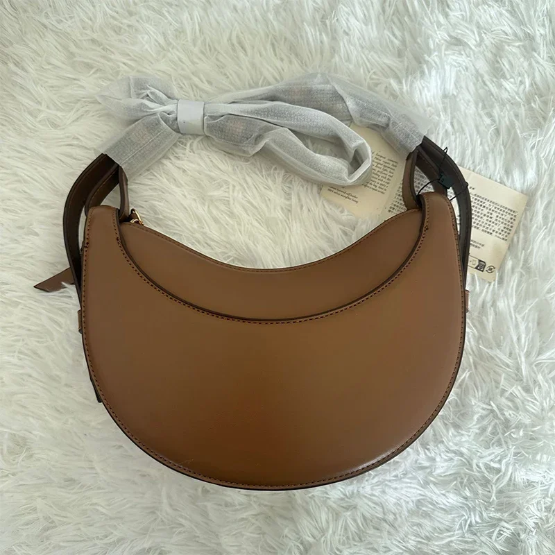 Fashion Genuine Leather Women' – Half Moon Crescent recenzja i cena