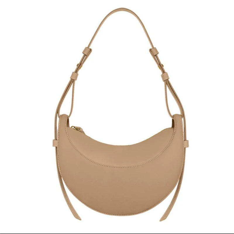 Fashion Genuine Leather Women' – Half Moon Crescent recenzja i cena