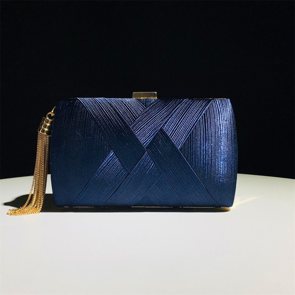 Fashion Luxury Silk Fabric Din – Clutch Bag Evening recenzja i cena