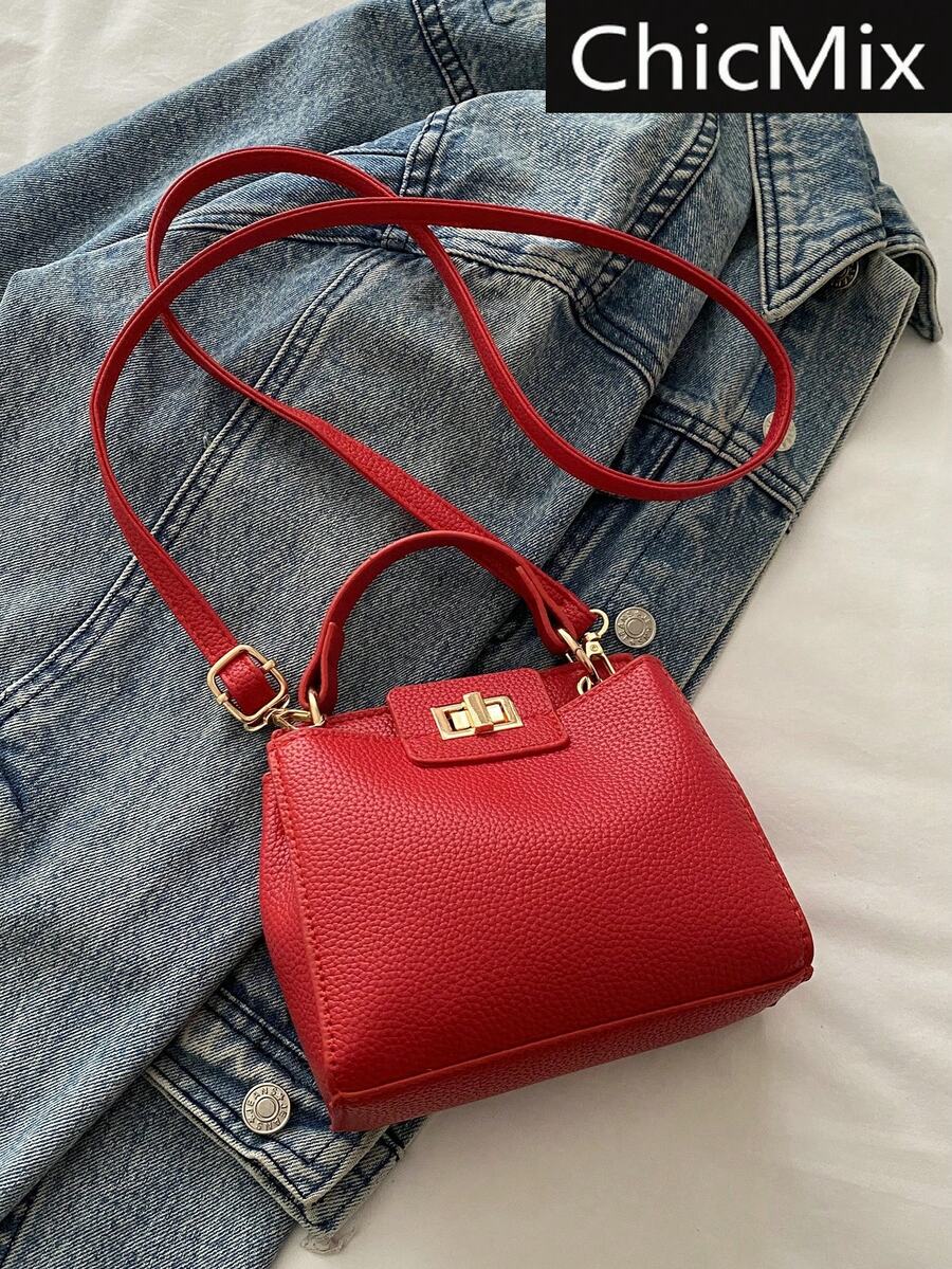 Mini Fashionable Solid Color M – Women'S Young Bags recenzja i cena