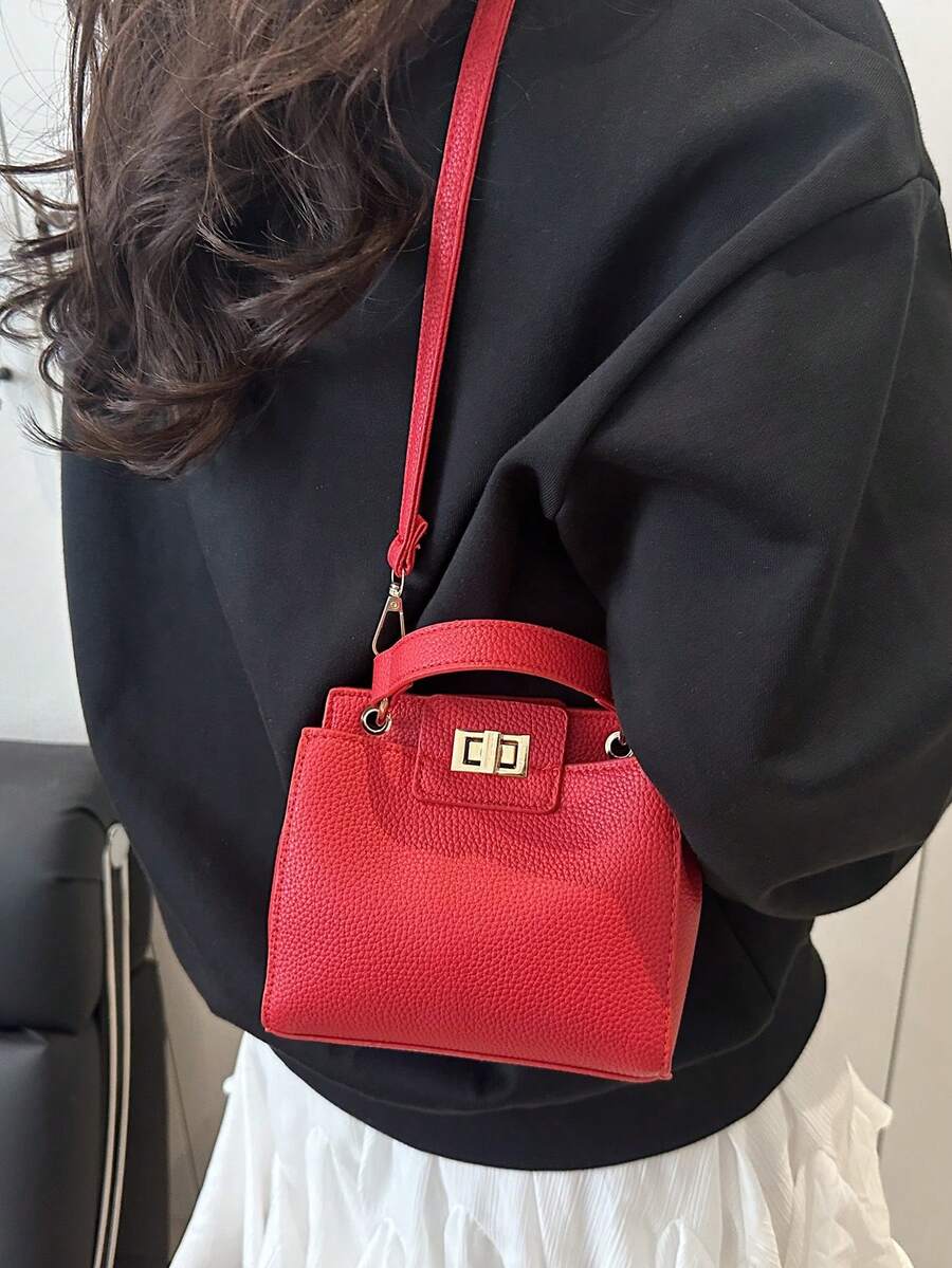 Mini Fashionable Solid Color M – Women'S Young Bags recenzja i cena
