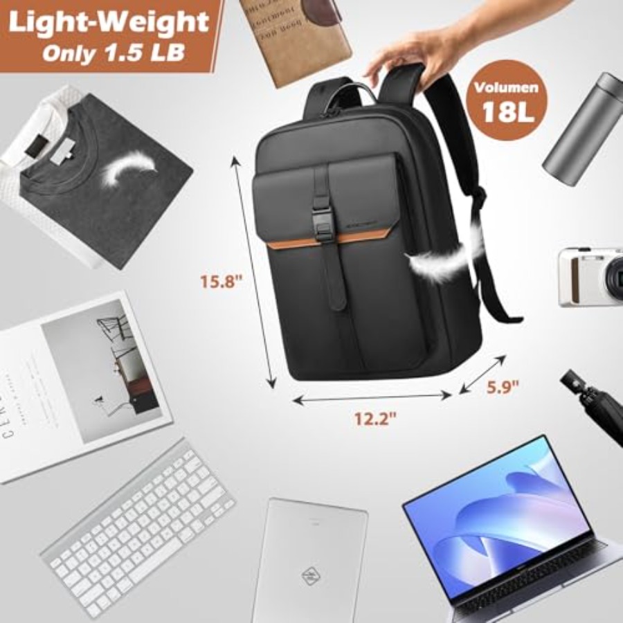 Slim Laptop Backpack for Men W – Women'S Bag recenzja i cena