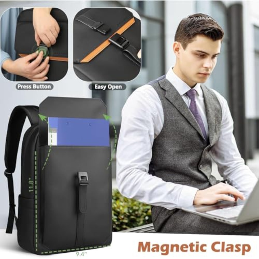 Slim Laptop Backpack for Men W – Women'S Bag recenzja i cena