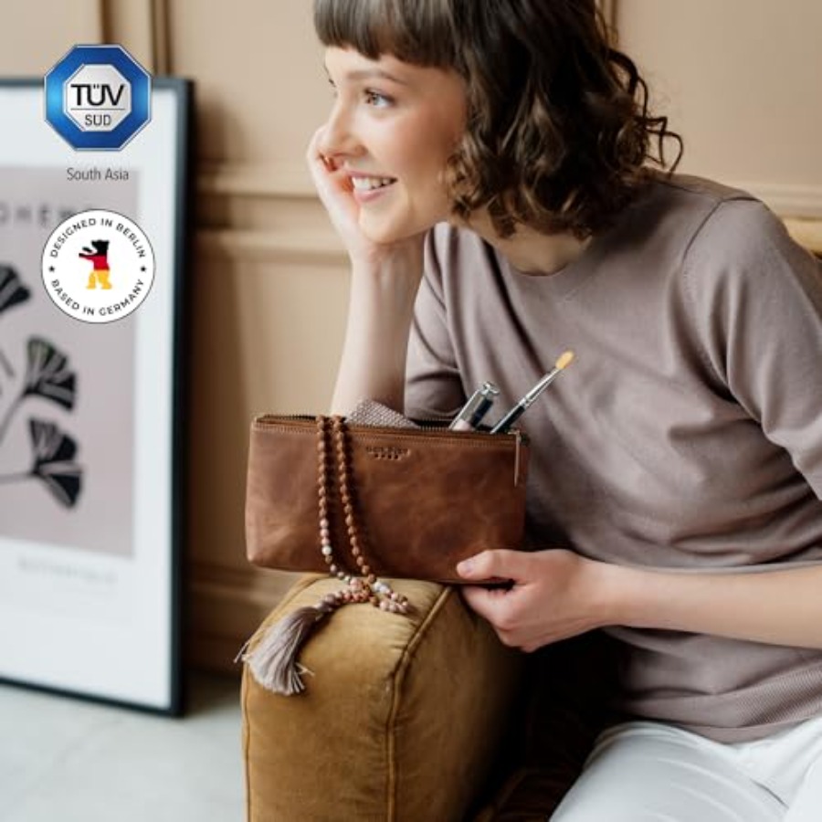 Vintage Genuine Leather Makeup – Women'S Bag recenzja i cena
