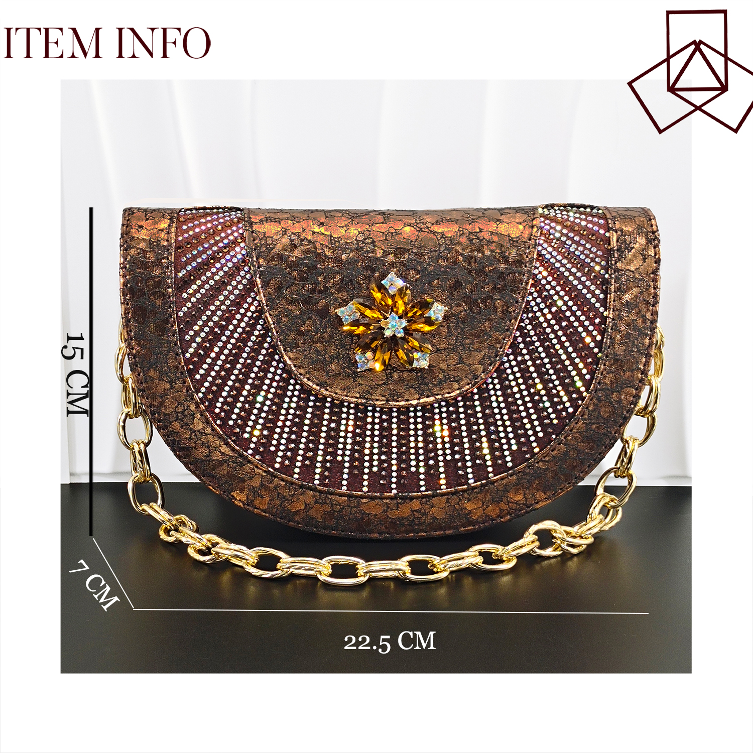 INS Brown Color Marture Party  – Women Bags For Wedding recenzja i cena