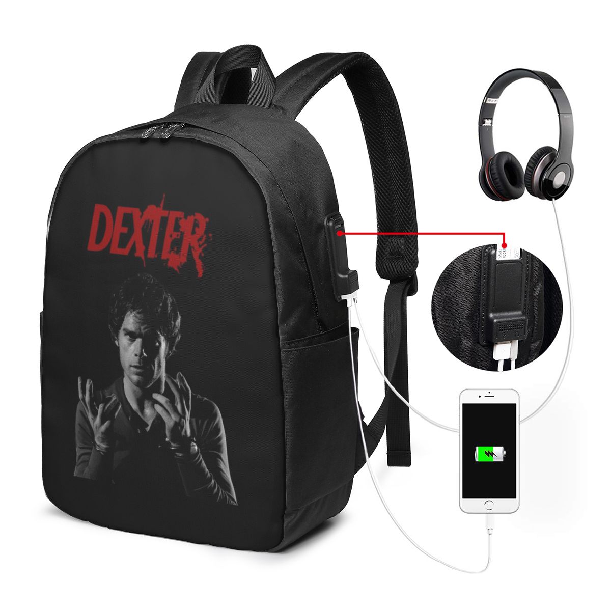 Movie Dexter Morgan Backpack T – Womens Backpack recenzja i cena