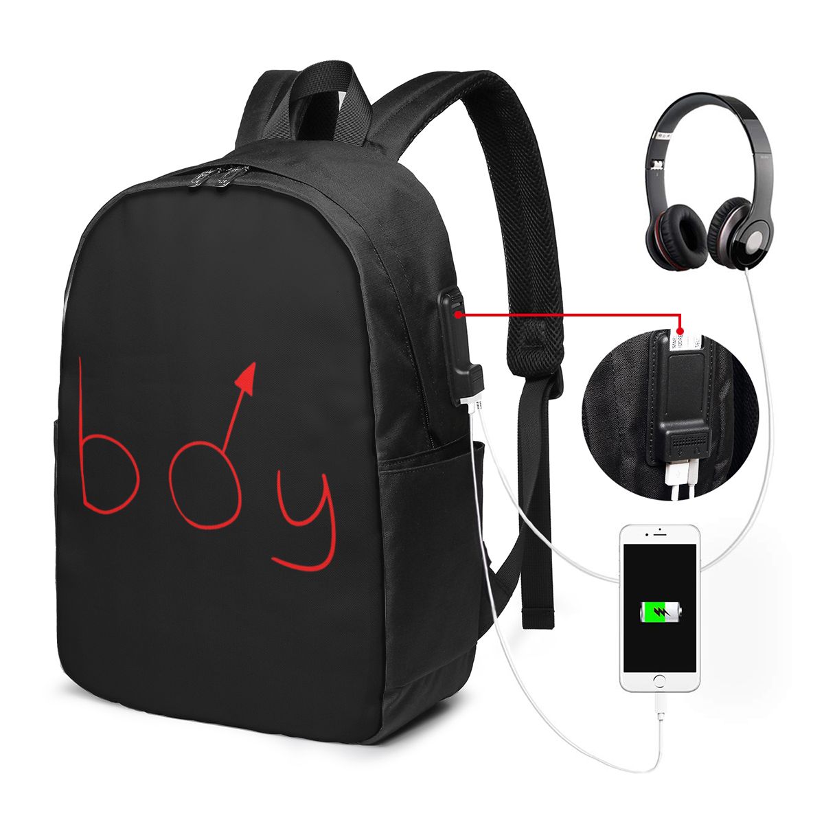 Boymoder Hat And Shirt Backpac – Womens Backpack recenzja i cena