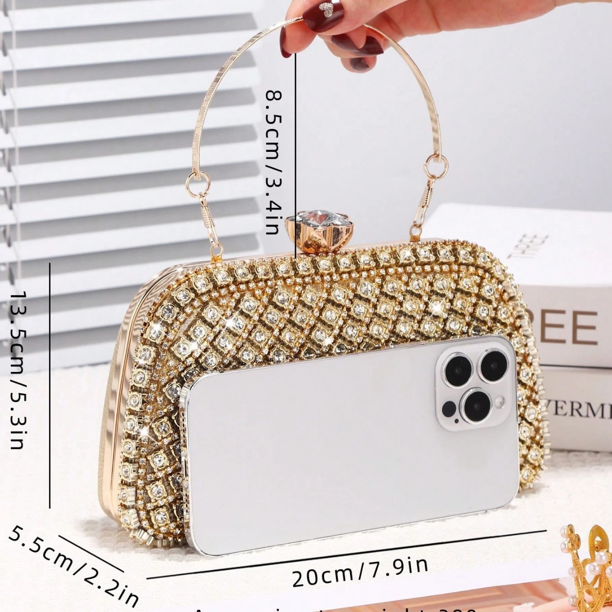 Luxury Diamonds Glitter Evenin – Clutch Bag Evening recenzja i cena