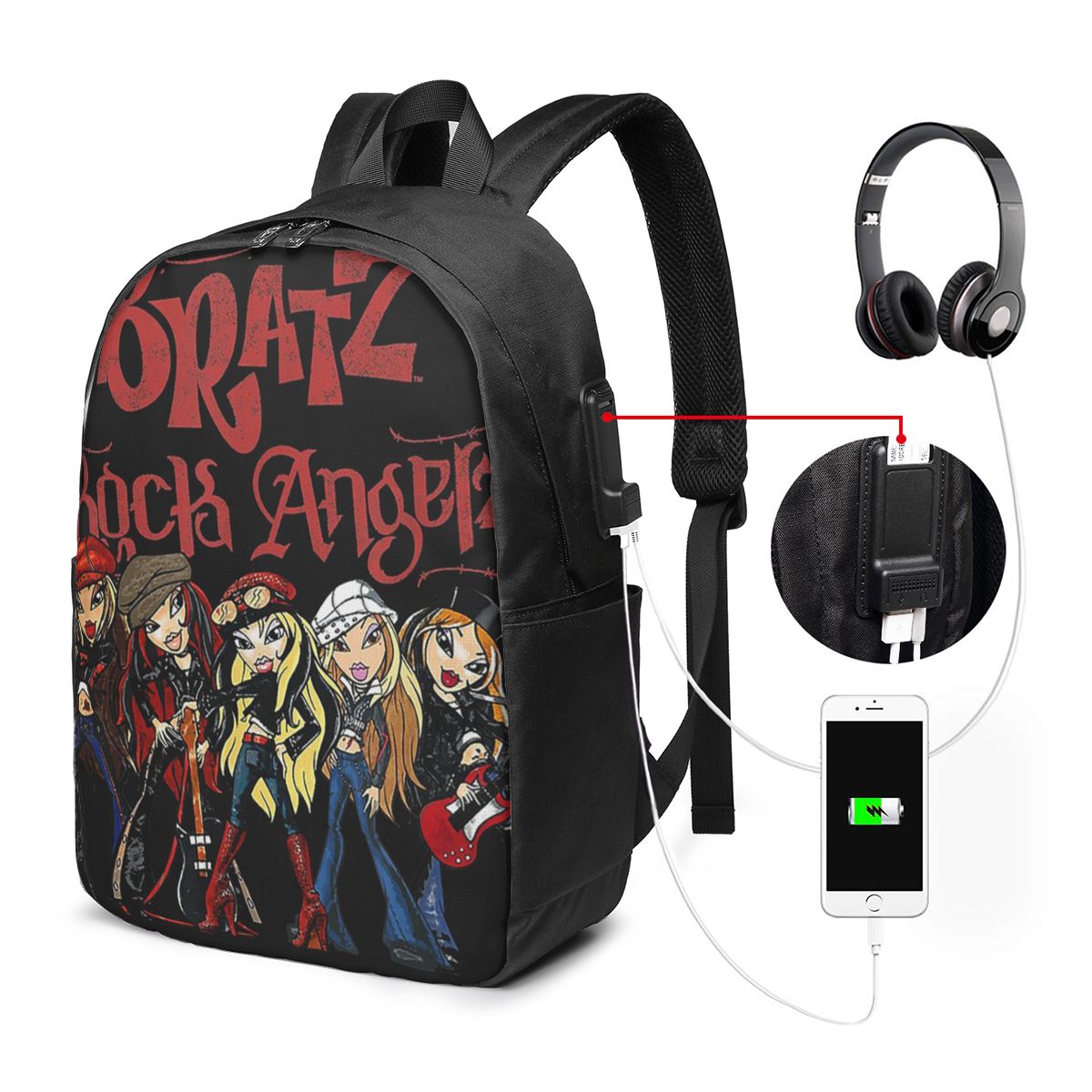 Bratz Rock Angelz Group Shot B – Womens Backpack recenzja i cena