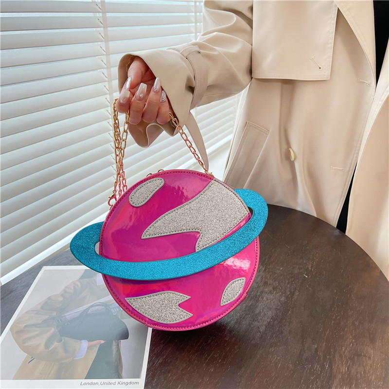 Laser Circular Planet Shape Pu – Women'S Young Bags recenzja i cena
