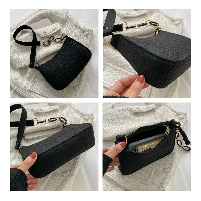 Fashion Ladies Handbag Under C – Half Moon Crescent recenzja i cena